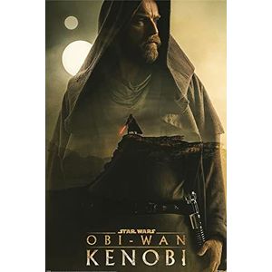 Star Wars Poster Obi-wan Kenobi Light Vs Dark Affisch Print Plakkaat 91x61 cm