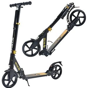 Apollo 200mm Wheel City Scooter - Spectre Pro City Step met Dubbele Vering - City-Step Opbouwbaar en in Hoogte Verstelbaar - Step voor Volwassenen en Kinderen