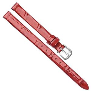Chlikeyi Echt lederen horlogeband voor dames, dunne armband 7-18 mm, 13 mm, Leer