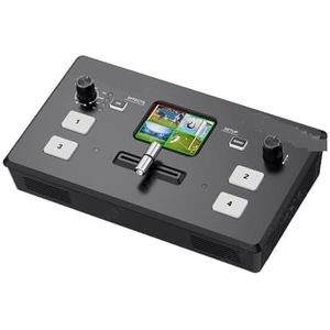 L1 V1 Live streaming videoswitcher 4x-ingang USB3.0 Studio-opnamevoorbeeld Naadloze Schakeling