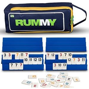 Point Games: Full Size Rummy spel met 3 Tier Exclusieve Boards in Super Durable Travel Bag
