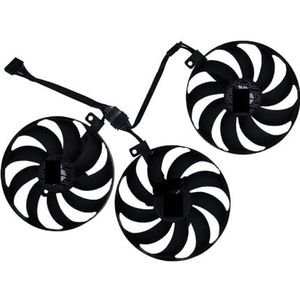 3 stuks 7-pins, CF9010U12S, VGA-koeler, grafische kaartventilator, voor ASUS, TUF, voor gaming, voor RTX 3070 Ti V2 OC, voor ROG, voor STRIX RTX3060 12G voor