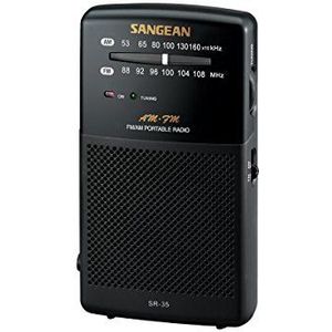 Sangean sr-35 am/fm analoge pocket radio