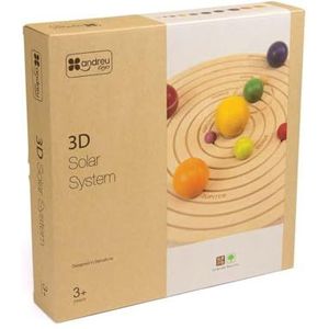 Andreu Toys -3D Solar System puzzels van hout, meerkleurig (16110)