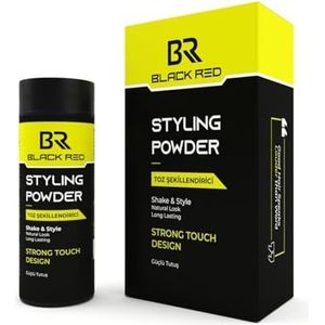 black red Texturising Hair Styling Powder, 20 gr: (sterk touch-design) Sterke touch met onze speciale formule voor mannen en vrouwen