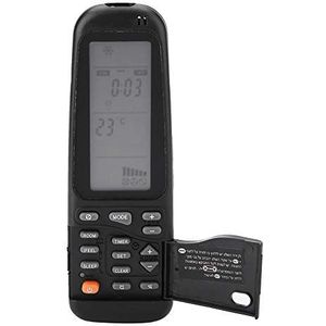 Universele afstandsbediening voor airconditioning airconditioners Electra/Airwell/Emailair/Elco RC-3, 25-in-1 vervangende afstandsbediening AC afstandsbediening bereik 8 m - zwart