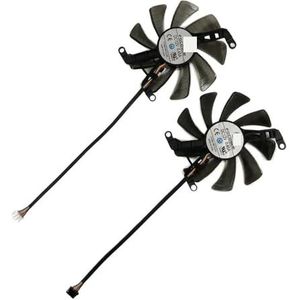 2 stuks/set, videokaartventilator, T129215SU, FY09015M12LPA, voor KUROUTOSHIKOU RTX3060 voor GALAKURO, voor RTX 3060 Ti voor GAMING LHR(2 Plugs FY09015M)
