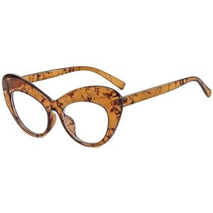 Nepbrillen, Brilmonturen Cat's Eye Extra Large Acetaat Multicolor Unisex(Teal)