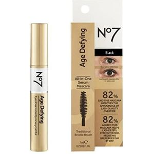 No7 Anti-aging all-in-one serum mascara in zwart