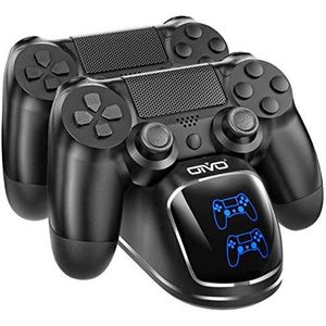 OIVO PS4 Controller Charger - PS4 Controller laadstation met 1,8 uur laadchip, Sony Playstation 4/PS4/Pro/Slim Controller Station