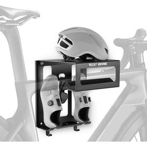 Fietshouder voor wandmontage, fietshouder voor fietsfietsen, wandhouder van koolstofstaal met krasbestendige rubberen pads, fietshouder voor MTB, e-bike, wandfietshouder