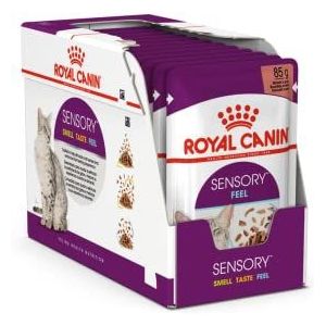 Royal Canin Sensory Smell Taste Feel natvoer multipack in saus voor kieskeurige katten 12 x 85 g