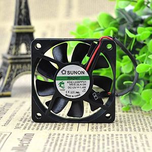KDE1206PFV1 6010 12V 1.4W 6CM ultra-thin mute fan CPU fan