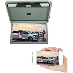 Draagbare dvd-speler voor videospelers op hoofdsteunen in auto's 1080P 19 Inch Auto Monitor Hd Lcd-scherm Auto Plafond Tv Camper Dak Mount Display MP5 Draagbare Multimedia auto Video Playe met HD-rote