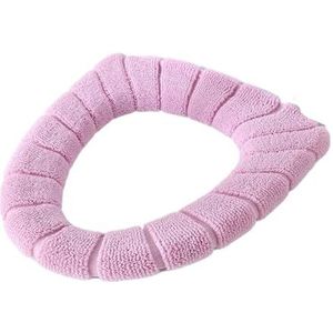 Toiletbrilhoes, Universele toiletzitting kussenhoes veelkleurig(Pink)