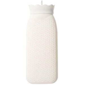 OIFAODAO, Heetwaterflessen Heetwaterzak Met water gevulde siliconen warmwaterkruik Herbruikbare draagbare met warm Heetwaterzak/O,Warmwaterkruik(I)