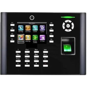 Biometrische vingerafdrukherkenning Tijdregistratie- en toegangscontrolemachine Optionele RFID-kaartlezer Prikklok for kleine bedrijven en kantoren voor kleine bedrijven(IClock680-IC)