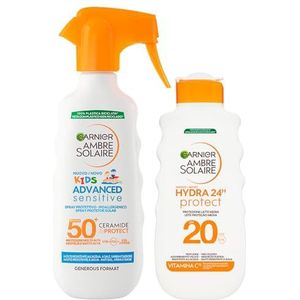 Garnier Ambre Solaire Kids SPF 50+ spray en beschermende melk 24h SPF 20