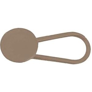 15mm/18mm Broekverlengknopen Flexibele tailleverlengers voor jeansbroeken voor vrouwen en mannen Zwangerschapsjeansrok 87HA-Khaki-15mm