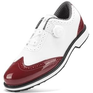 PENXZT Waterdichte golfschoenen voor heren en dames, waterdichte outdoor casual golfsneakers, antislip veterschoenen, allweather voor golftraining,A,39 EU