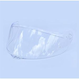 Motorhelm vizier lens, Helmvizier, K5 gezichtsscherm vervangende UV-beschermende krasbestendige helmvizier compatibel met AGV K1 K1S K3SV K5 K5S helm (goud)(Clear)