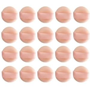 Mini Poedermonster 3/3,5/4CM Bladerdeeg Massaal Zachte Pinky Vervanging Handige en Duurzame Fijne Make-up (Color : 20Pcs 3cm)