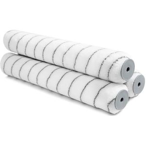 ROLLINGDOG 45,7 cm grote verfroller mouwen - 12 mm medium poolhoogte voor wanden en plafonds groot oppervlak schilderen (verpakking van 3, kerndiameter 44 mm)