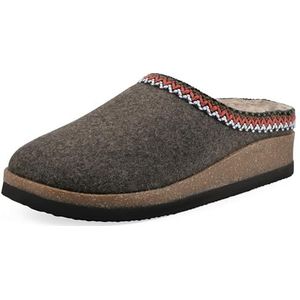 WHITE MOUNTAIN Dames Bundle Up Mule, bruin/stof, 10 UK, Bruine Stof, 43 EU