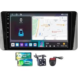 Voor Volkswagen Polo Mk6 6 2020-2022 Android 13 Carplay Autoradio, 9 inch Scherm Radio Wireless Android Auto BT Handsfree 4G WiFi FM/RDS/DAB+ Radio HiFi Achteruitkijkcamera + DVR(NF-4)