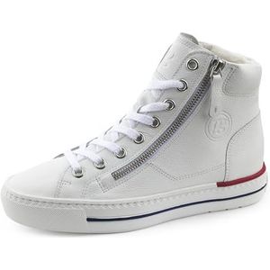 Paul Green Sneaker 4024-243, glad leer, wit, dames, wit 243, 40.5 EU