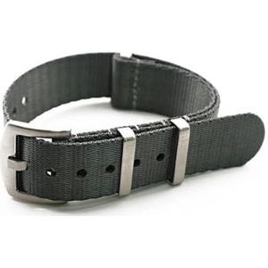 INEOUT Nylon Horlogeband For Compatibel Met Omega Compatibel Met Rolex Compatibel Met Mido Waterdicht Zweetbestendig 20 Mm 22 Mm Veiligheidsgordel Horlogeband (Color : Gray, Size : 22mm)