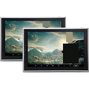 Draagbare dvd-speler voor videospelers op hoofdsteunen in auto's 10 Inch Hoofdsteun Auto Monitor Multifunctionele Tablet Touch Screen 1080P Voertuig Video Player Link HDMI Auto TV met HD-roterend sche