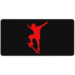 Straat Skateboard Jongen Mode Bureau Muismat Antislip Gaming Muismat Accessoires Decor 30x60cm