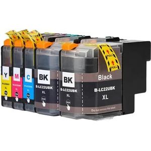 Inktcartridge for B-rother DCP-J785DW MFC-J985DW(5PCS 1SET)