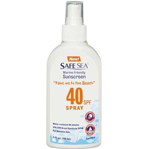 Safe Sea SPF40 zonnebrandcrème - Beschermende spray voor kwallen en zeeluizen. Zeer waterbestendig (1-pack)