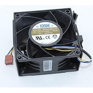 For -Wire Adjustable Speed Fan with Control R525 G2 Server Fan 2B08038B12U - 12V 2.64A 80mm 4 LMNCBVYA