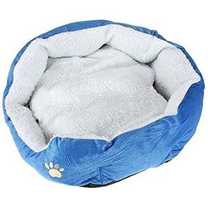 HaiMa Groot Formaat Fleece Zachte Warme Hond Matten Bed Pad - Blauw