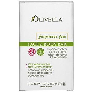 Olivella Face & Body Bar Soap Raw Fragrance Free 3.52 oz