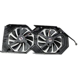 FDC10U12S9-C RX580 RX590 GPU-ventilator voor XFX voor Radeon RX 590 580 GME Black Wolf grafische kaartkoelradiator(Heat sink)