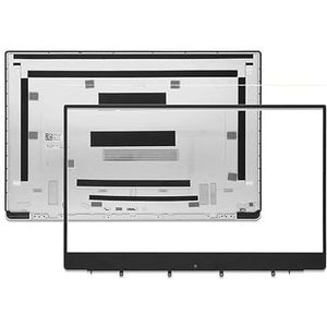 WANGHUIH LCD Achterkant Bovendeksel & Bezel & Scharnieren Compatibel met Dell XPS 15 9570 9580 M5530 Laptop 0M7JT3 (A+B)