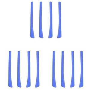 3 Set van 4 Stuks Brillen Bril Oorsokken Oor Tips Zachte Siliconen Gemakkelijk Installeer Blauw, 6,9 x 0,7 cm