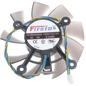 R128015SU FD8015U12S 75mm 4pin 4 x 43mm ventilator voor ASUS EAH5830/8600/9800 GTS 450 460 HD7850 grafische kaartkoeling