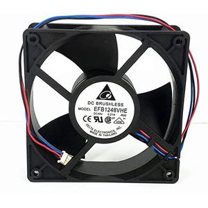 EFB1248VHE 48V 0.21A 12CM 12038 3-wire shutdown alarm switch cooling fan