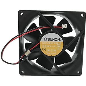 9225 KD1209PTS2-6 DC12V 2.1W 2-wire silent chassis cooling fan