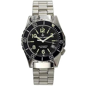 Zeno - Watch herenhorloge - Army Diver Automatic - 485N-a1M, armband