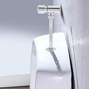 Wc-spoelventiel, zinklegering handmatige tijdvertraging spoelen urinoir ventiel drukknop watertankventiel badkamer toiletventiel voor thuis Hotel