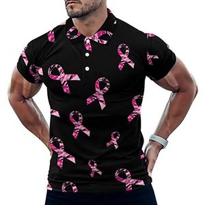 Roze Lint Carmen Grappige Mannen Polo Shirt Korte Mouw T-shirts Klassieke Tops Voor Golf Tennis Workout