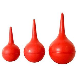 3 stks Oor Lamp Spuit Hand Lamp Spuit Oor Wassen Squeeze Bulb 30ml, 60ml, 90ml Rode Rubber Squeeze Bulb Oor Spuit Bal Laboratorium Tool