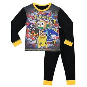 Pokemon Jongens Pokemon Pyjama, Meerkleurig, 7-8 Jaren