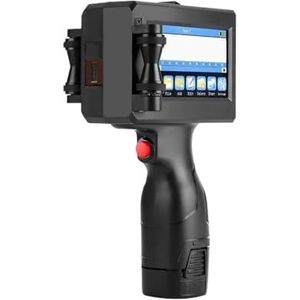 Handheld Inkjet Printer Gun 12,7 mm met sneldrogende inkt for barcode Batchnummer Logo Datumlabelprinter Niet-gecodeerd voor Tekst Barcode Datum Tijd, etc(Include 2 Cartridges)